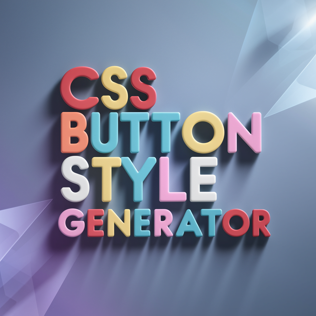 CSS Button Style Generator: Create Custom Buttons Instantly